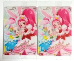 プリキュアウエハース12　　キュアホイップ&キュアパルフェ　2枚