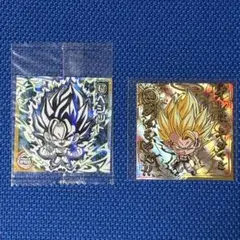 ドラゴンボールウエハースシール 超2-30 ベジット　超10-28 ゴジータ