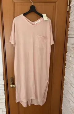 タグ付き　サマンサモスモス　ピンクワンピース