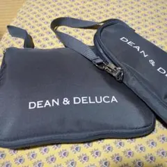 DEAN & DELUCA レジカゴバッグ 　チャコールグレー＆保冷ボトルケース