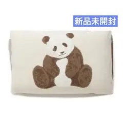 【新品】ジェラートピケ　パンダジャガード ピローケース