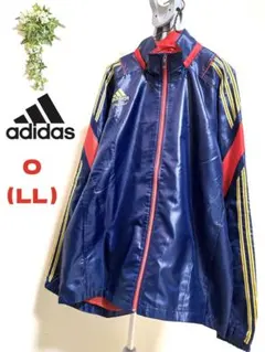 【美品】【adidas】【O（LL）サイズ】アディダスウインドブレーカーアウター