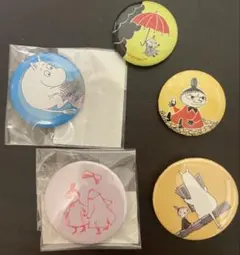 ムーミン 缶バッジ 5個セット