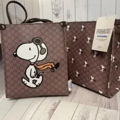 スヌーピー PEANUTS 肩掛けバッグ コラボ バッグセット 限定