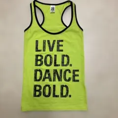 ZUMBA INSTRUCTOR タンクトップ 蛍光イエローのサムネイル