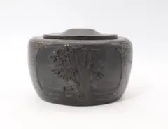 中国　唐木　浮き彫り松竹梅模様　蓋物　象嵌入　送料込み260808 中国 唐木 浮き彫り松竹梅模様 蓋物 象嵌入 送料込み260808 - メルカリ