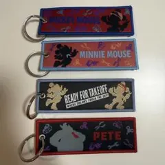 ディズニー キャラクター キーチェーン 4点セット