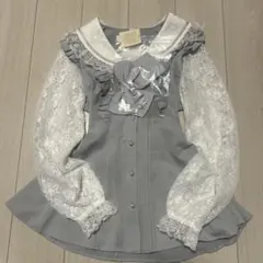 レースセーラー襟セットアップ