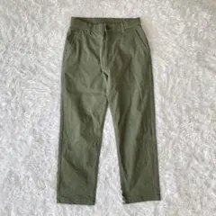 COMME LE VENT HOMME 裏微起毛　チノパン（M）モスグリーン系