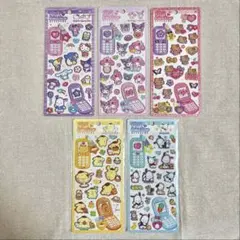 E*₎様 【正規品】平成はっぴーフォン　シール　サンリオ　5柄セット