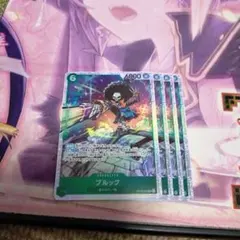 ワンピースカード ブルック sr 4枚セット