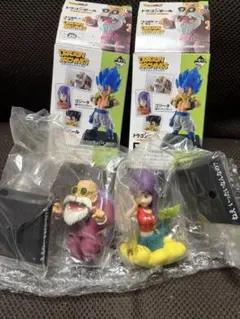 一番くじE賞　ドラゴンアーカイブス 亀仙人、人魚フィギュア2体セット