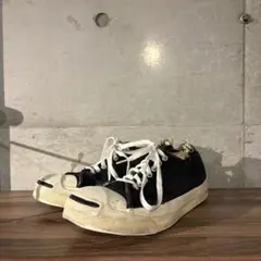 90's vintage USA製 コンバース ジャックパーセル 黒 81/2