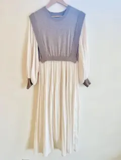 ちー様専用⭐︎ニットプリーツロングワンピース