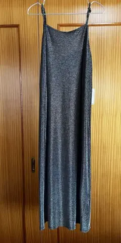 お値下げ　❬未使用❭ラメ キャミワンピース Mサイズ