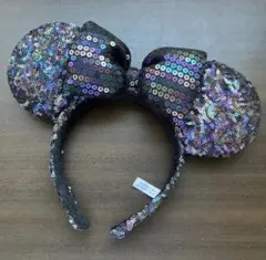 東京ディズニーリゾート限定 ミニーマウス スパンコール カチューシャ