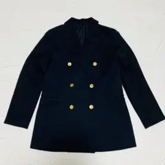 美品　GU ダブルブレストブレザー ネイビー 紺ブレ テーラードジャケット S