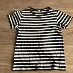 無印良品キッズ　ボーダーTシャツ130