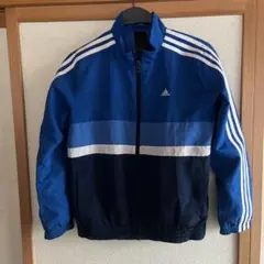 adidas ストライプ ウィンドブレーカー