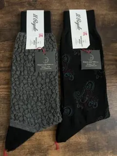 【未使用・タグ付】IL REGALO イルレガロ ソックス25-26cm 2足組