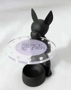 未使用 セトクラフト DOG TORSO ボストンテリア ピアスホルダー 箱付
