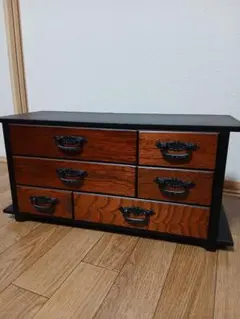 小物入れ3段(木製・引出し6つ・やや大き目)