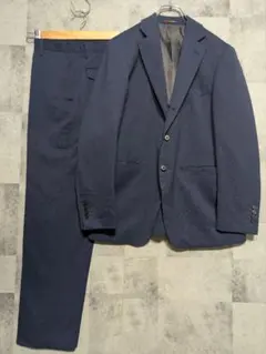 ORIHICA オリヒカ 無地ネイビー ビジネススーツ S