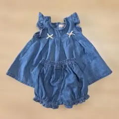 デニムワンピース 80サイズのサムネイル