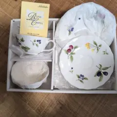 お値下げ（未使用） ノリタケ　カップ＆ソーサー ペアセット コンテンポラリー