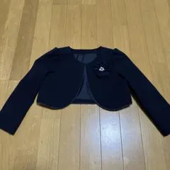 k*i様 ネイビー フラワーモチーフ ジャケット 120cm