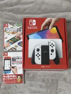 ひ*ん様 Nintendo Switch 有機ELモデル 本体　ソフトセット2本