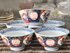 有田焼伊万里焼古伊万里金彩色絵三ツ鉢三ツ丼小鉢中鉢大鉢6寸7寸8寸鉢