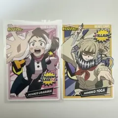 僕のヒーローアカデミア　ヒーローズチップス お茶子＆ヒミコカードセット