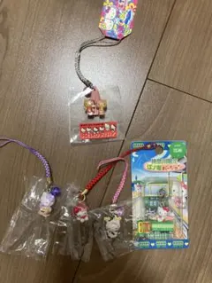 バ*ー様 キティちゃん ミミィちゃん 根付 5個 キティちゃん ミミィちゃん 根付 5個 - メルカリ
