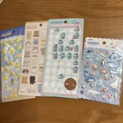 おすそ分け　ボンボンドロップシール　ハンギョドン　他　新品ぷっくりシール