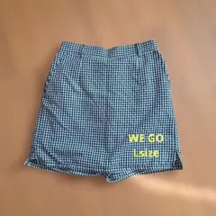 【美品】WEGOウィゴー アンダーパンツ付チェックタイトスカートLのサムネイル