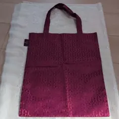 レリアン　AIGNER エコバッグ　ワインレッド　トートバッグ