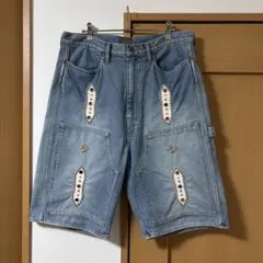 KAPITAL 14ozデニム ショートパンツ スタッズリメイク 36サイズ KAPITAL 14ozデニム ショートパンツ スタッズリメイク 36 新品 - メルカリ