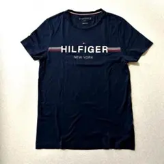 TOMMY HILFIGER ロゴプリントTシャツ ネイビー　Ｓサイズ
