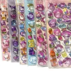 サンリオ ウォーターシール 水入りシール3D 立体シール 6枚セット