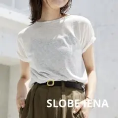 SLOBE IENA スラブ天竺5分袖TEE ホワイトのサムネイル