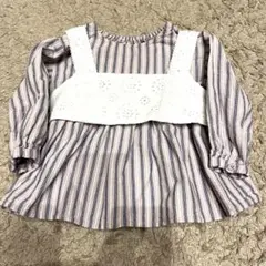 【80cm】レースビスチェ付きチュニック【BREEZE】