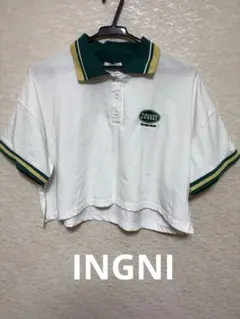 INGNI 半袖 ポロシャツ クロップド丈のサムネイル