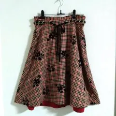 新品タグ付き　PROPORTION BODY DRESSING　チェックスカート