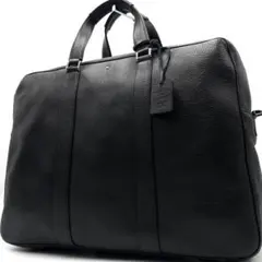 極美品● モンブラン ビジネスバッグ ロゴ シボ革 ブラック レザーのサムネイル