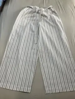 ONIGIRI ストライプ ワイドパンツ