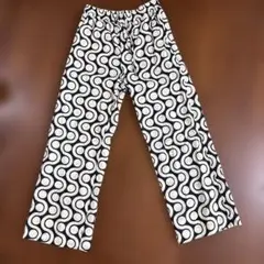 ZARA ワイドパンツ イージーパンツ 幾何学模様 Sサイズ