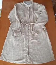 長袖　マタニティから授乳まで使えるワンピース