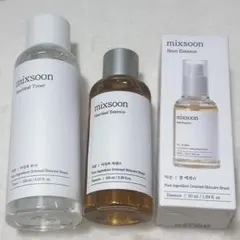 3点 ミクスンmixsoon 大豆エッセンス50ml ドクダミトナー エッセンス