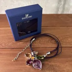 ☆Swarovski☆スワロフスキー☆フラワーモチーフ☆ネックレス☆チョーカー